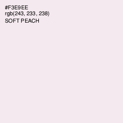 #F3E9EE - Soft Peach Color Image